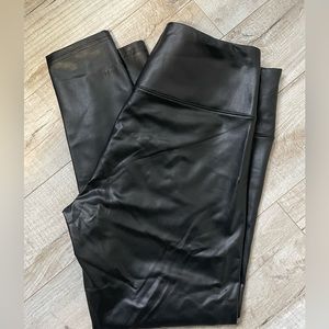 Leather leggings